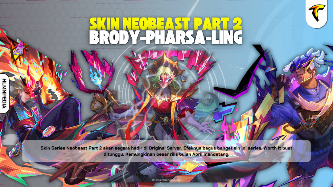Efek Skin Neobeast Pharsa, Brody, Ling - Event Neobeast Part 2 Segera ...